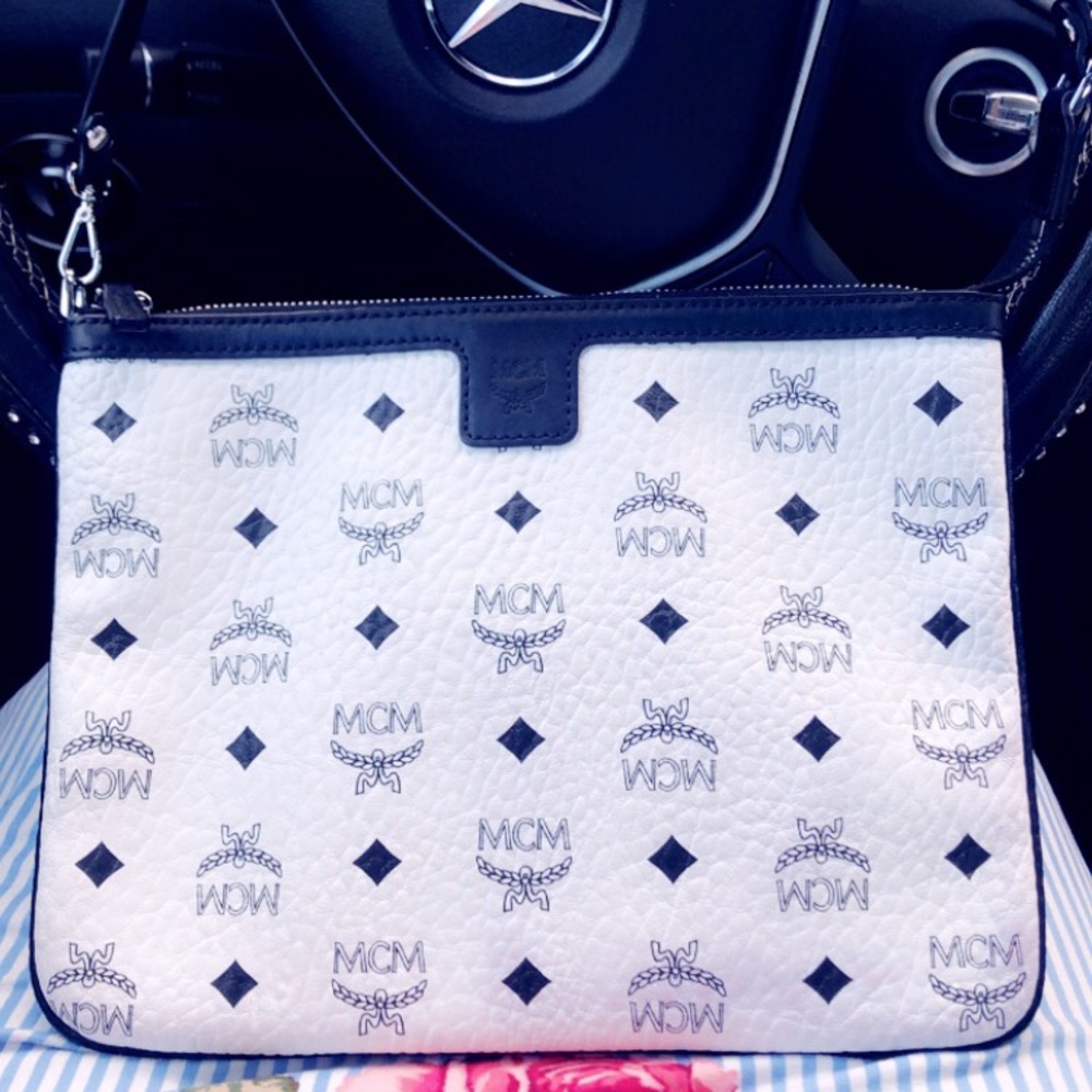 Authentic MCM clutch